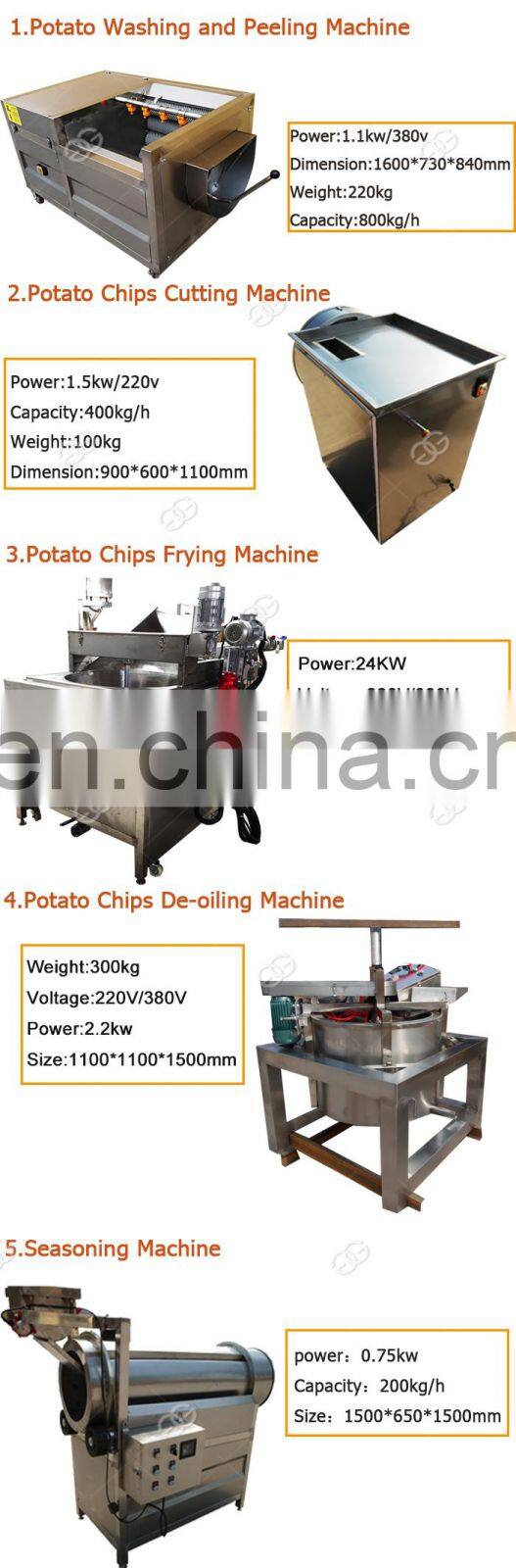 High Quality Auto Potato Chips Making Machine Potato French Fries Line