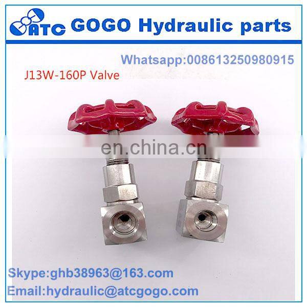 needle valve J13W 160P DN6 DN10 DN15 DN20 DN25 stainless steel 304 316 female thread High pressure
