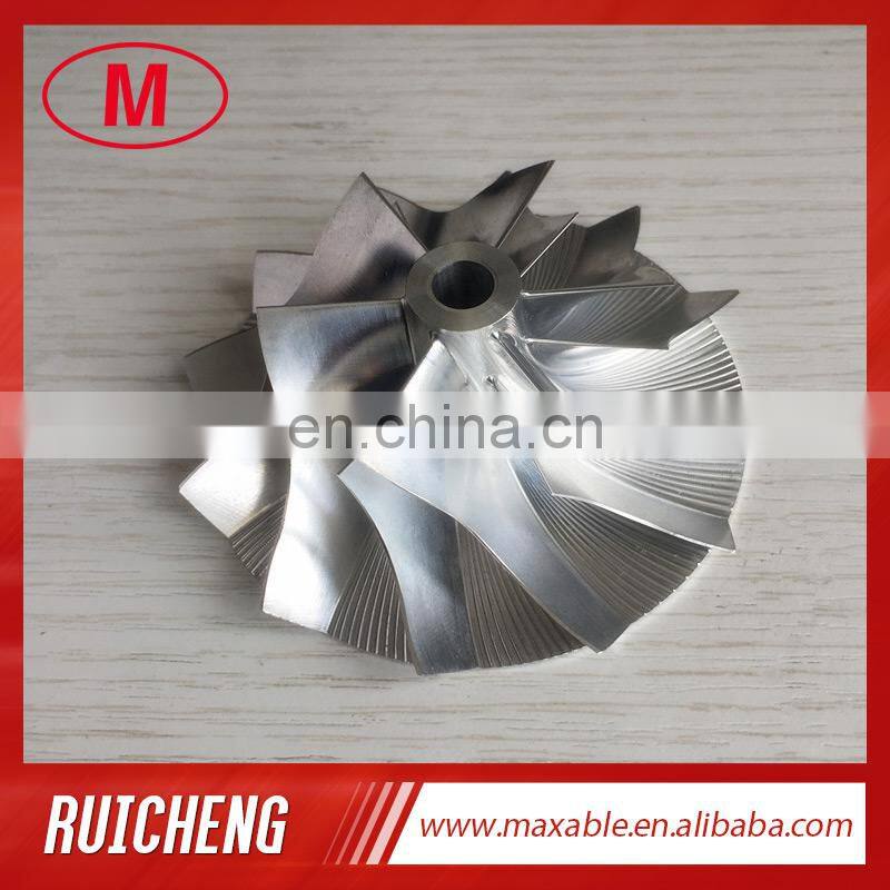 K23 5223-123-2005 53.50/80.00mm 6+6 blades high performance Billet/milling/aluminum 2618 compressor wheel for 5222-988-3100