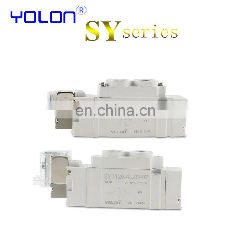 SMC type pneumatic components high pressure compressed air control solenoid electric valve