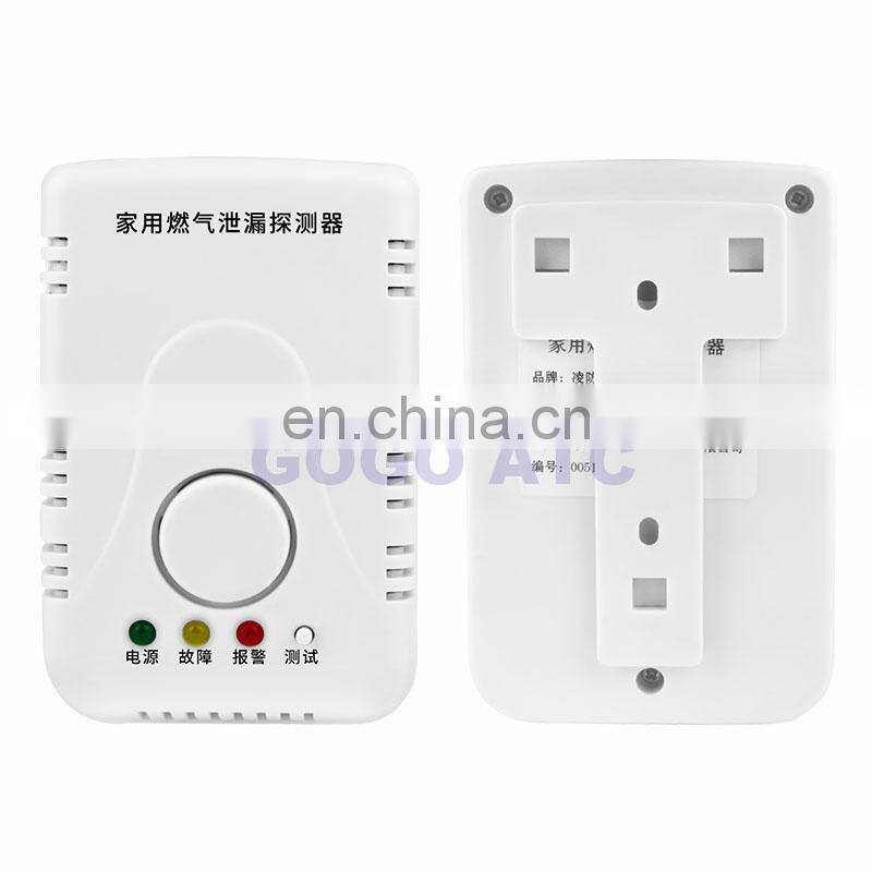 DN15 manual reset 1/2" / hose to hose / Aluminum alloy gas emergency shut off solenoid valves home Gas Leak Detector alarm DC9V