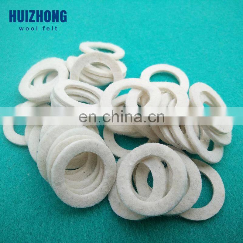 100% wool Felt pad or felt ring gasket for sealing