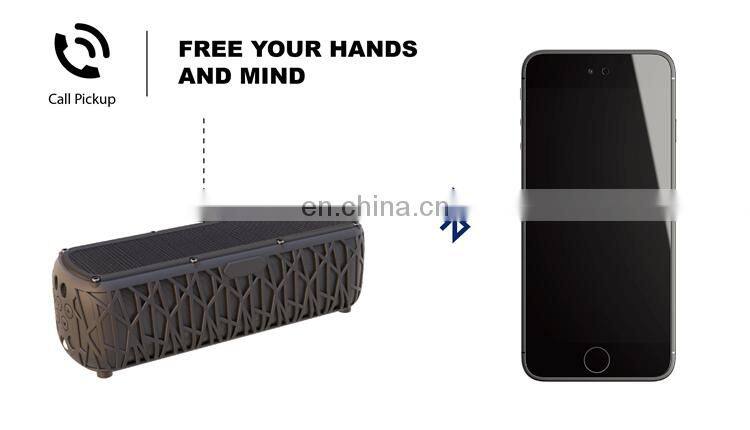 bluetooth speaker waterproof Solar speakers 5200mAh column speaker active Wireless Speaker