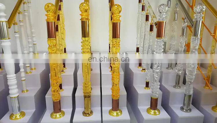 High Transparency Clear Stair Handrail Railings Pillars,Acrylic Stairs Baluster,Crystal Glass Stair Handrails