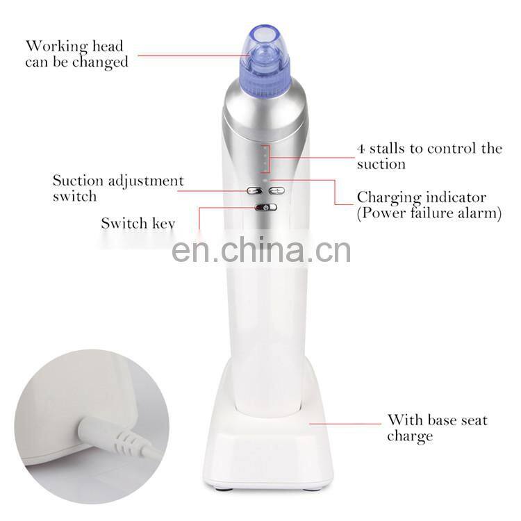 Vacuum Pore Cleaner Vacuum Blackhead Remover Blackhead Suction Machine Comedo Microdermabrasion Face Pore Cleaning