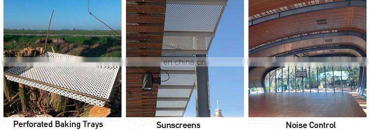 Aluminum decorative perforated metal mesh