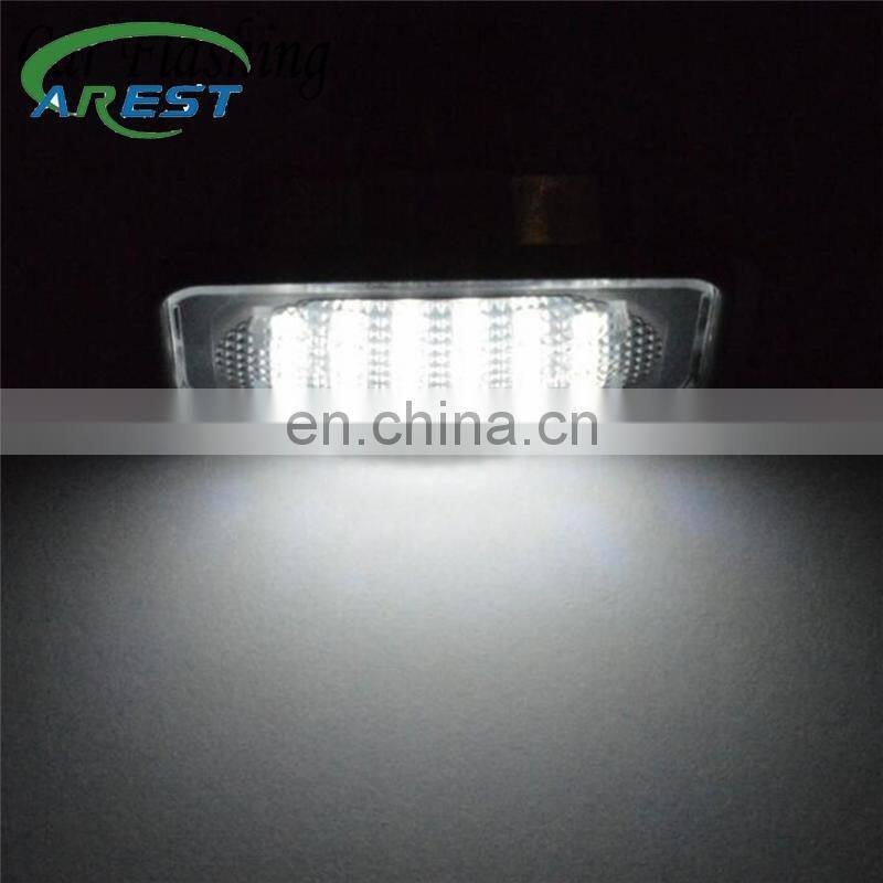 Carest 2pcs White Led License Plate Light For Mercedes Benz W203 Car Number Plate Lamp For Benz W203 4Door 2001-2007