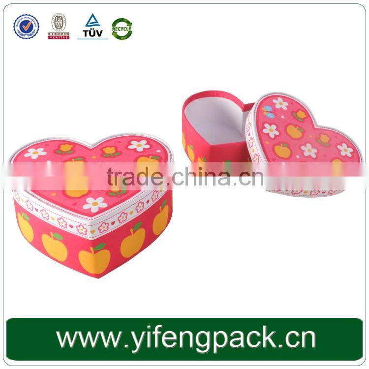 Customer request full sizes color printed Rigid waxed cardboard box cheap packaging with lid for gift