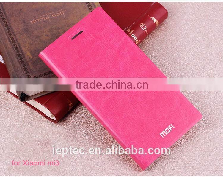 MOFi Case Housing for XiaoMi Mi3, XiaoMi 3, Mobile Phone Coque Leather Back cover for XiaoMi Mi 3