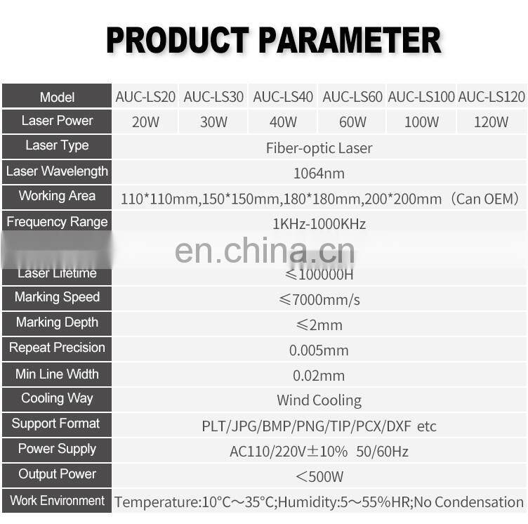 Factory Direct Selling High Quality 20W 30W 60W 100W JPT Fiber Laser Marking Machine For Various Industries
