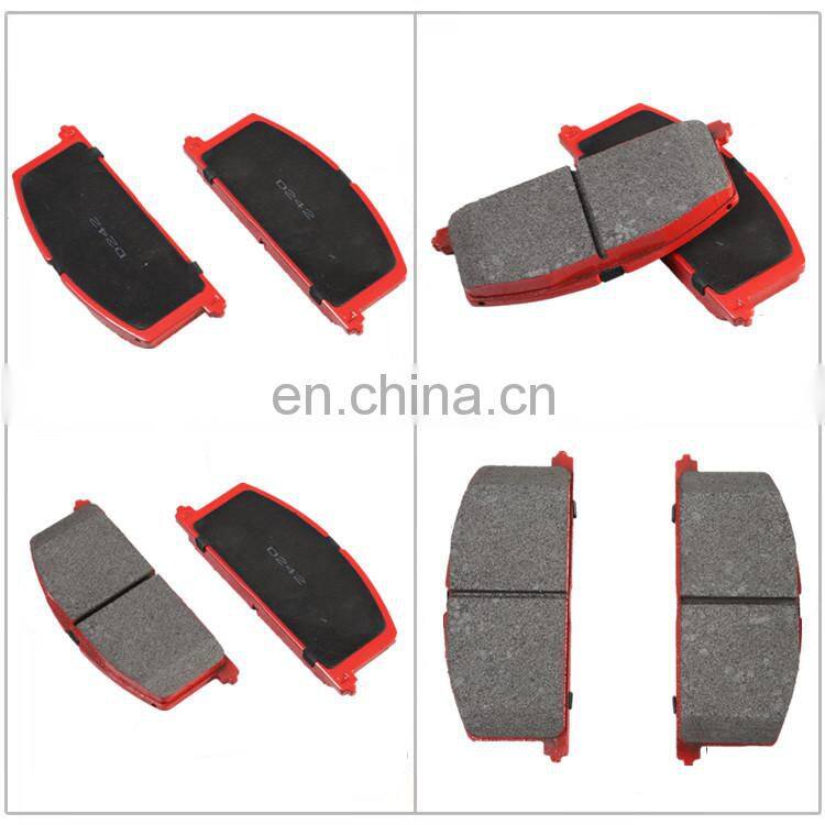 japanese car parts high performance disc brake pad 04465-YZZ50 for Toyota Camry