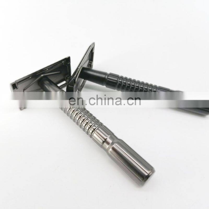Classical Mens shaving Metal Stainless Steel single blade safety razor