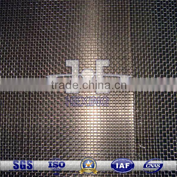 low carbon steel single crimped woven wire mesh