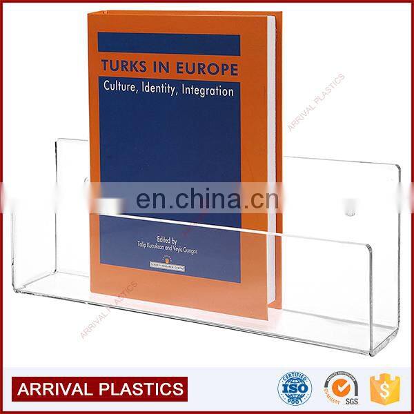 Clear Acrylic Wall Mounted Magazine & Brochure Display Rack