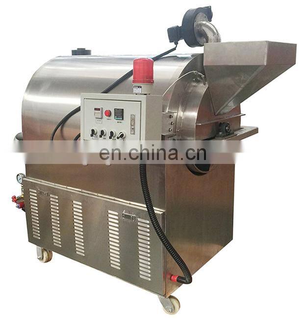 Automatic commercial peanut roasting machine auto industrial roasted peanuts roaster oven making equipment cheap price for sale