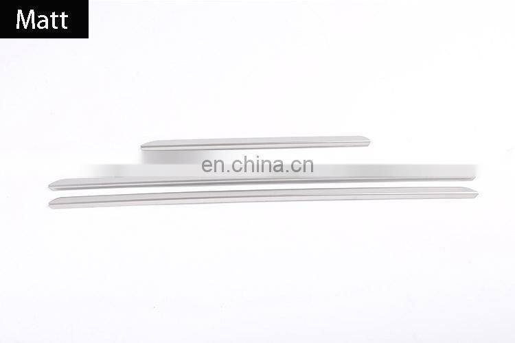 4Pcs Stainless Steel Interior Door Decoration Strips Trim For Land Rover Range Rover Vogue 2018 Car Accessories