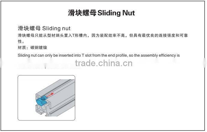 T Sliding Nut M4 for 3030 Series 8 Slot Aluminium Profile systerm