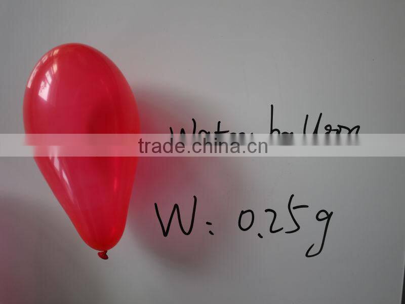 small water balloon and big water balloon about 3-4 inch