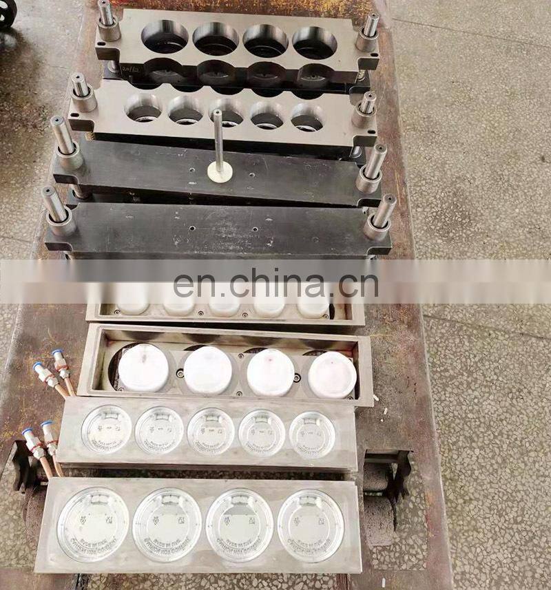 PCL420 Automatic plastic dissert blister tray vacuum forming machine, cold hot drink cup lid cover thermoforming equipment