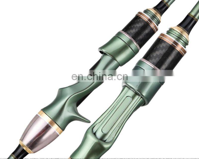 JOHNCOO1.68m 1.8m 1.98m 2.1m Spinning Fishing rod 2 Tips L ML Casting Fishing Rod Fast Action 2-10g Light Weight Rods