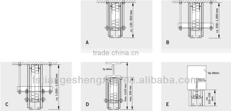 Multifunctional room soundproof folding wooden parttion wall
