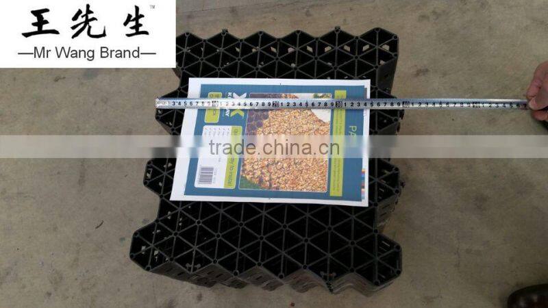 Turf Pave interlocking turf / plastic turf grid / grass grid with green color