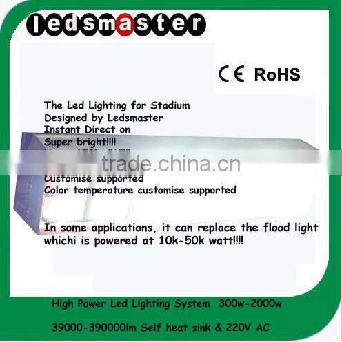 Super bright! 1000W-2000W high power led light 130000-390000lm