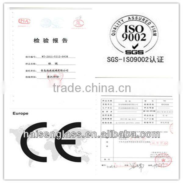 3-6mm white painted glass with CE & ISO certification