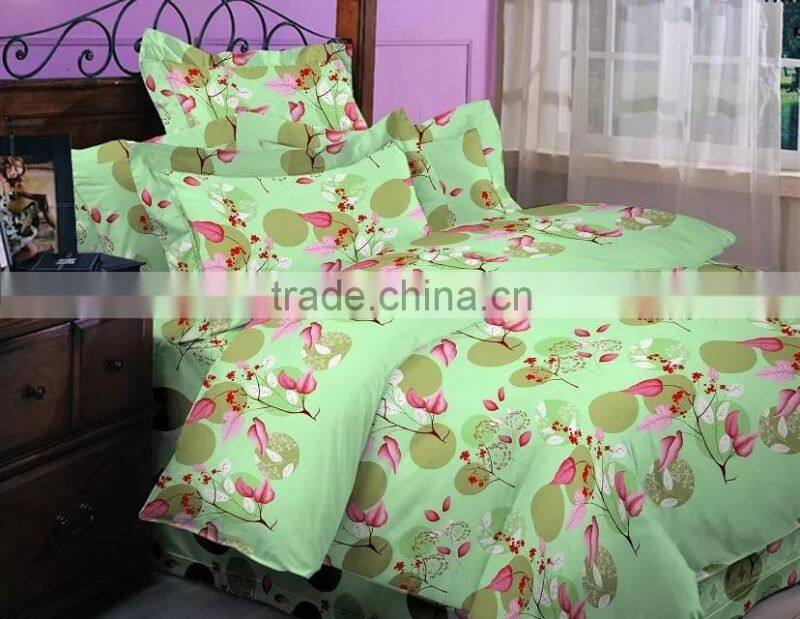 fashion design microfiber fabric bedding sheet set for home textile