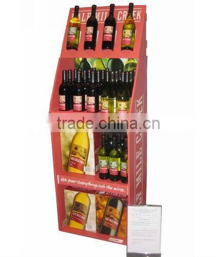 pop wine carboard display stand