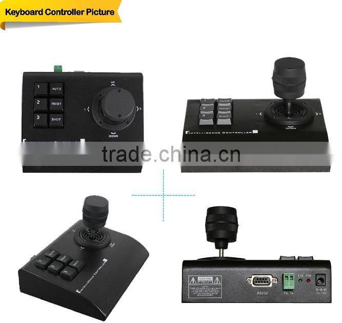 Intelligent 3D Mini Joystick keyboard controller for security PTZ camera with RS485 and RS322 Control