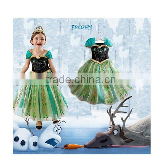 Instyles fashion Cheap wholesale cheap M60725A hot selling frozen elsa dress wholesale outlet outlet