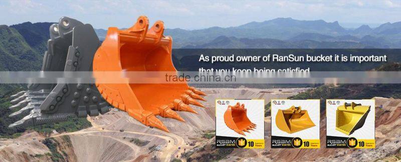 Promotion Price HARDOX500 NM400 shovel Bucket for 1-80t excavator