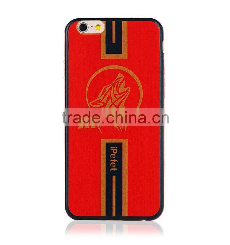 Factory Price Colorful Printing Clear Bumper TPU Back Phone Case Cover For iPhone 6/s