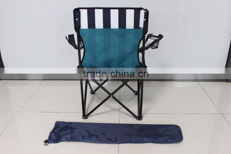 high quality foldable beach chair with cup holder