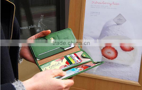 Newest Design Elegant Lady Foldable Long Credit/ID Cards Protective Holder