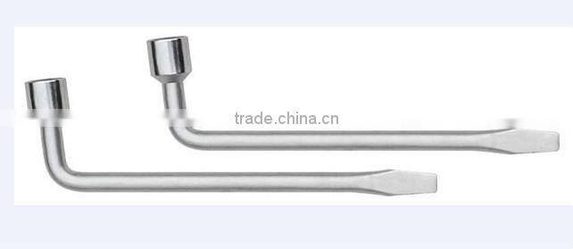 Metric High Qualtiy Carbon Steel L Shape Wheel Wrench For trucks