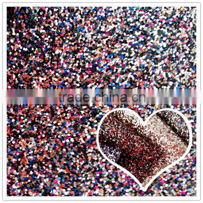 Hot sell cheap sparkling glitter fabric wallpaper