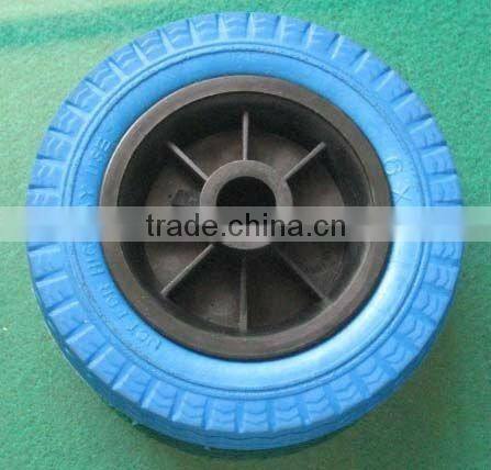 small pu foam wheel, pu foam wheel 6x2, flat free wheel