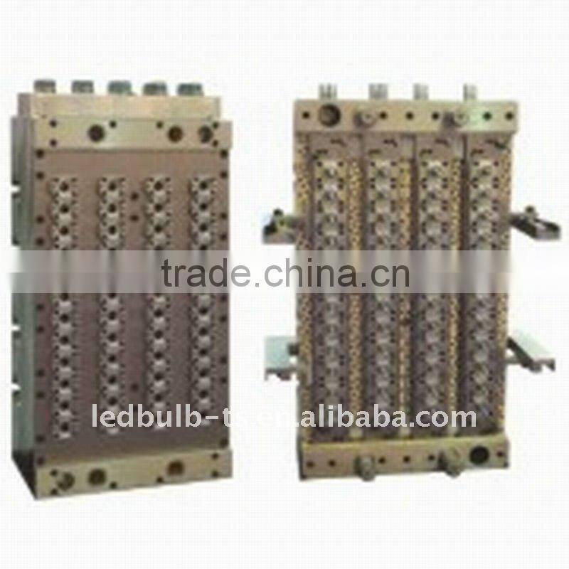 LED 32 cavity needle valve type gas seal PET tube mould