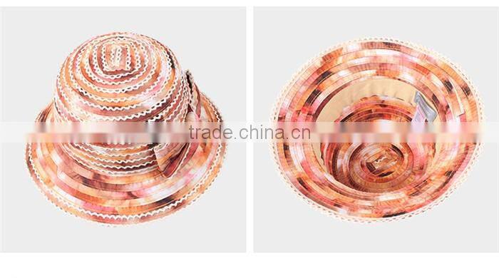 Factory wholesale female colorful high quality straw hats