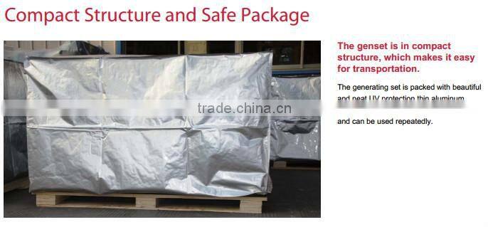 silent generators for sale,60Hz 4 cylinder water cooled generator with CUMMINS NTA855-G1B