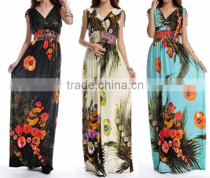 Chic Floral Lady Dress