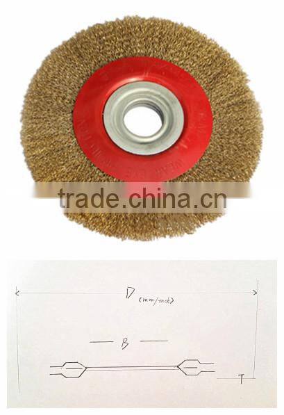 Less profit stainless steel wire brush wheel used for machine
