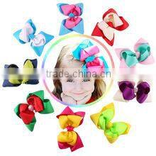 1headband+2hair clips+2 ponlytailer fashion children polyester ribbon hair accessories girl hair ornament yiwu headwear new