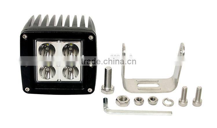 12w 12v 3 inch auto cree led work light