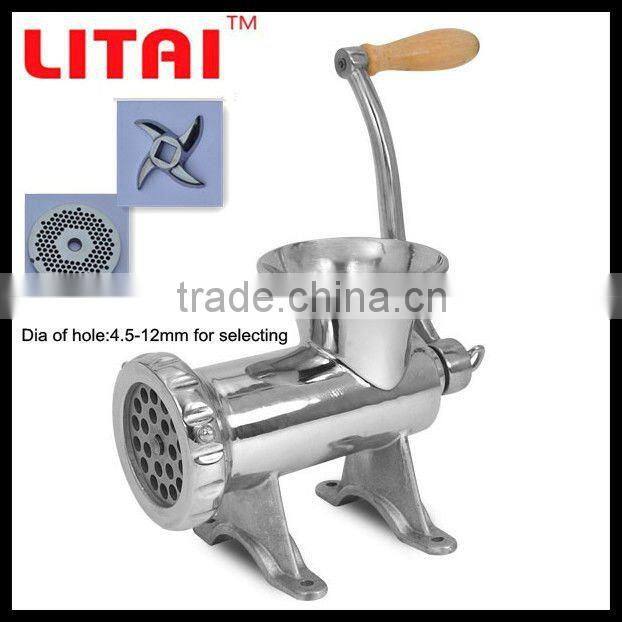 manual stainless steel meat mincer