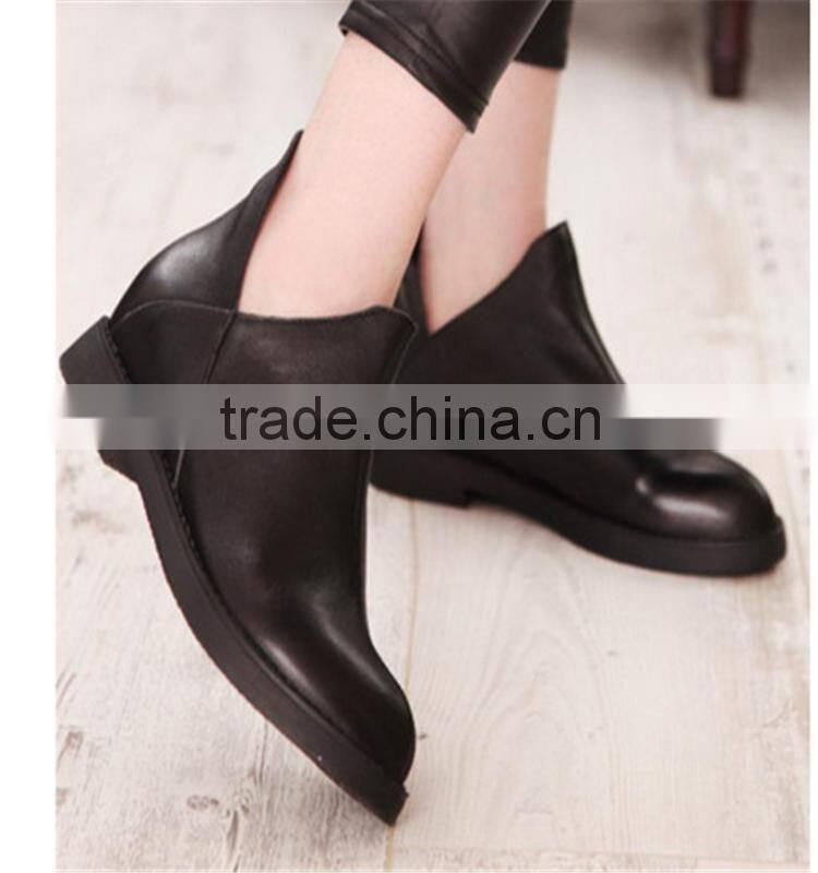 Stylish ladies red leather designer wine red pretty brush color skin women boots