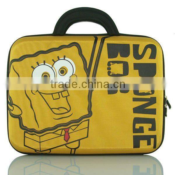 black polyester hard tablet case