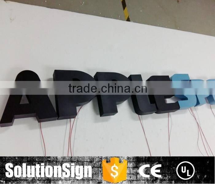 OEM metal frame DIY LED channel letters with stainless steel
